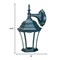Homeroots Matte Black Hanging Carousel Lantern Wall Light 398568 - alternate 4
