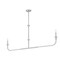 Z-Lite Tova Brushed Nickel 2 Light Linear Chandelier 3049-60L-BN - alternate 7