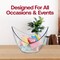 Smarty Had A Party 2 oz. Clear Small Disposable Plastic Concave Cups (288 Cups), 288PK 2633-CASE - alternate 6
