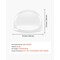 Vevor Cotton Candy Machine Cover Transparent Acrylic Dome Bubble Shield MHTJJPGZ01 - alternate 6