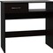 Homeroots 32" Black Computer Desk Desk and Bookshelf Set 403819 - alternate 7