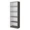 Homeroots 71" Gray And White Wood Five Tier Bookcase 546195 - alternate 12
