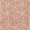 Homeroots 8' X 10' Salmon And Ivory Geometric Washable Indoor Outdoor Area Rug 612902 - alternate 8