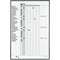 Quartet In/Out Board, Porcelain, 36 in, 24 in, Aluminum Frame, White/Gray, Gloss 783G - alternate 1