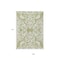 Homeroots 9' X 12' Sage And Ivory Damask Washable Indoor Outdoor Area Rug 614399 - alternate 7