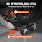 Vevor Car Dolly Wheel Tire Dolly 4 PCS Heavy Duty Skate Auto Repair Dolly 6000LB, 4PK XJC-080-4 - alternate 6