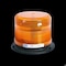 Ecco SAE CLASS 1 LED AMBER BEACON LOW PROFILE ALUMINUM BASE PULSE8 FLASH PATTERN 7965A - alternate 4