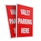 Signmission Valet Parking Here, Plastic Signs Only 24 Inch x 36 Inch, Corrugated Plastic, 2PK CSB-2436-2PACK-Valet Parking Here - alternate 1