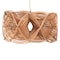 Bali & Pari Jeneth Natural Rattan Pendant Lampshade, Boho Ceiling Light Cover with Handcrafted Geometric Design 261-14239-ZORO - alternate 1