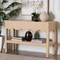 Bali & Pari Mason Grasscloth Console Table with Scalloped Apron 266-14584-ZORO - alternate 8