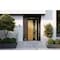 Vdomdoors Aluminum Door Cynex 6116 Black Entry Steel Metal Modern Painted W36+12xH80+12 Left Inswing CYNEX6116EXD-OAK-W36+12xH80+12-LH-I - alternate 6