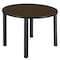 Regency Round Kee Large Breakroom Table, 48 in W, 48 in L, Neo Walnut TB48RNDNWBPBK - alternate 1