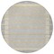 Homeroots 8' Gray And Silver Round Striped Washable Indoor Outdoor Area Rug 610470 - alternate 7