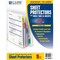 C-Line Products Heavyweight Poly Sheet Protectors with Index Tabs, Assorted, 5PK CLI05550 - alternate 1