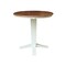 Whitewood Industries Rectangular Fixed Top Extension Pedestal Dining Table, 36 in W, 36.1 in L, 48 in H, Parawood K79-36RXT-23B-36 - alternate 6