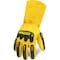 Ironclad Performance Wear Leather Gloves, Extended Gauntlet Cuff, Keystone Thumb, Full Finger, M, 1 PR ILD-IMPC3L-03-M - alternate 1