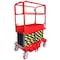 Pake Handling Tools Scissor Lift, Push-Around Drive, 660 lb Cap., 22 ft Max Height PAKSL-SJY0358-SE - alternate 1