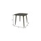 Homeroots 36" Brown Square Solid Wood And Metal Dining Table 488592 - alternate 4