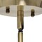 Homeroots Antiqued Brass Cylinder Iron Ceiling Light With Clear Shades 652004 - alternate 4