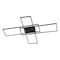 Jonathan Y Palco 39" Contemporary Minimalist Metal Adjustable Dimmable Geometric Integrated LED Flush Mount, Bla JYL7152A - alternate 14