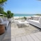 Homeroots 10' X 14' Ivory And Beige Abstract Washable Indoor Outdoor Area Rug 609207 - alternate 9