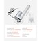 Vevor 12V Linear Actuator 8-inch Stroke 675lbs/3000N IP65 Waterproof 0.2 in/s SY-A04B - alternate 7