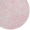 Homeroots 8' Pink And Ivory Round Geometric Washable Indoor Outdoor Area Rug 595105 - alternate 5