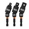 Klein Tools Swivel Impact Driver Socket Adapter Set, 3-Piece 65813SW - alternate 1