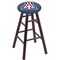 Holland Bar Stool Co Oak Counter Stool, Dark Cherry Finish, Arizona Seat RC24OSDC - alternate 1