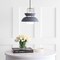 Jonathan Y Paul 11" Farmhouse Metal LED Pendant, Gray JYL6139A - alternate 12