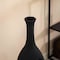 Uniquewise 30-Inch Frosted Black Fiberglass Tall Floor Vase - Decorative Vase for Modern Home Decor QI004676.S - alternate 9