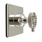 Kingston Brass Single-Handle Three-Way Diverter Valve with Square Trim Kit, Polished Nickel KS3046RKX - alternate 1