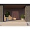 Vdomdoors Front Exterior Prehung Aluminum Double Doors Ronex1055 Teak Mirrored Clear Glass Entry Metal Modern RONEX1055DEXD-OAK-W72xH80-LH-O - alternate 3