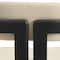 Leisuremod Velo Series Modern Dining Chair in Black Wood with Off White Seat VCBL-51OW - alternate 10