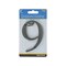 Hillman Number Distinctions 4" Bronze Zinc Die-Cast Screw-On 9 843249 - alternate 2