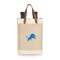 Picnic Time Family Of Brands Detroit Lions - Pinot Jute 2 Bottle Insulated Wine Bag, (Beige) 539-02-187-114-2 - alternate 3