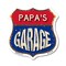 Signmission Papa's Garage, 6 Inch X 6 Inch, Plastic Sign SHI-P-6-383-PAPA - alternate 1