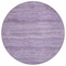 Homeroots 8' Purple And Lavender Round Abstract Washable Indoor Outdoor Area Rug 618288 - alternate 7