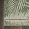 Homeroots 4' X 6' Ivory And Green Palm Leaf Indoor Outdoor Area Rug 552522 - alternate 7