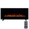 Northwest Electric Fireplace 50 in Wall Mounted with Bluetooth Speakers & Remote to Adjust LED Flames 80-BEF-50B - alternate 9