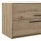 Homeroots 24" Natural Wood Floating Bathroom Vanity With White Sink And Two Drawers 624085 - alternate 5