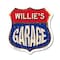 Signmission Willie's Garage, 6 Inch X 6 Inch, Plastic Sign SHI-P-6-383-WILLIE - alternate 1