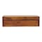 Homeroots 35in Brown Solid Wood Floating Mount TV Stand 727857 - alternate 8