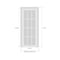 Vdomdoors French Interior Door, 18" x 80", White MELA7222ID-WS-18 - alternate 6