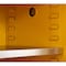 Sandusky Lee Heavy Duty Welded Steel Flammable Safety Cabinet, 43x18x65, Yellow SC450F-P - alternate 10
