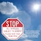 Signmission Stop All Vehicles Subject to Search, 10 inch X 10 inch, Aluminum Metal Signs, 2PK OC-A-2PACK-10-244 - alternate 5