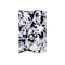 Homeroots 72" Black And White Canvas Folding Three Panel Screen Room Divider 274754 - alternate 1