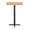 Flash Furniture Bennett 24 in x 30 in Solid Wood Indoor Tabletop in Natural with 22 in x 22 in Bar Height GSF-REC2430-NAT-T2222B-GG - alternate 10