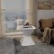 Leisuremod Azure 17 in Modern Round Fiberstone Side Table, Weather-Resistant, Fully Assembled AST17MW - alternate 9