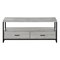 Homeroots 47in Gray Cabinet Enclosed Storage TV Stand 490361 - alternate 9